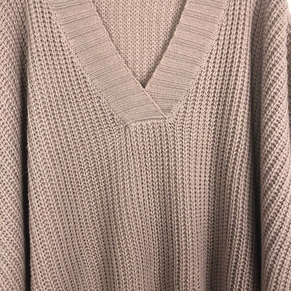 Vici Blush Pink Relaxed Fit Poncho Size S - Picture 3 of 6